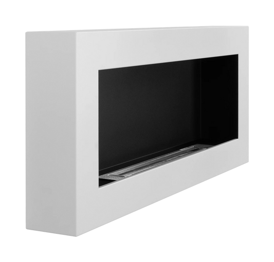 Bio-ethanol wandhaard 900x400 wit mat – box design zonder glas