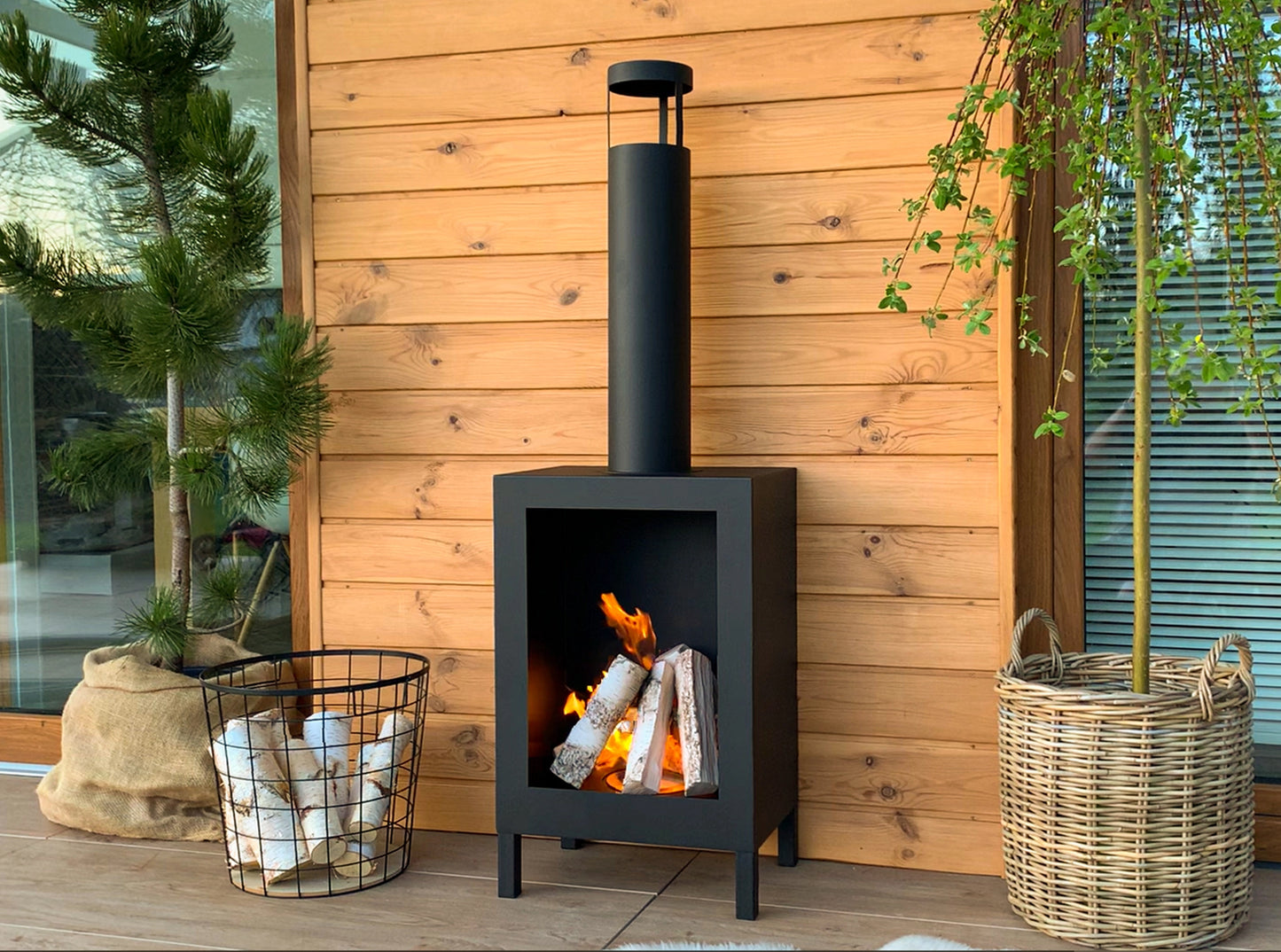 Bio ethanol haard Kozen zwart – design sfeerhaard
