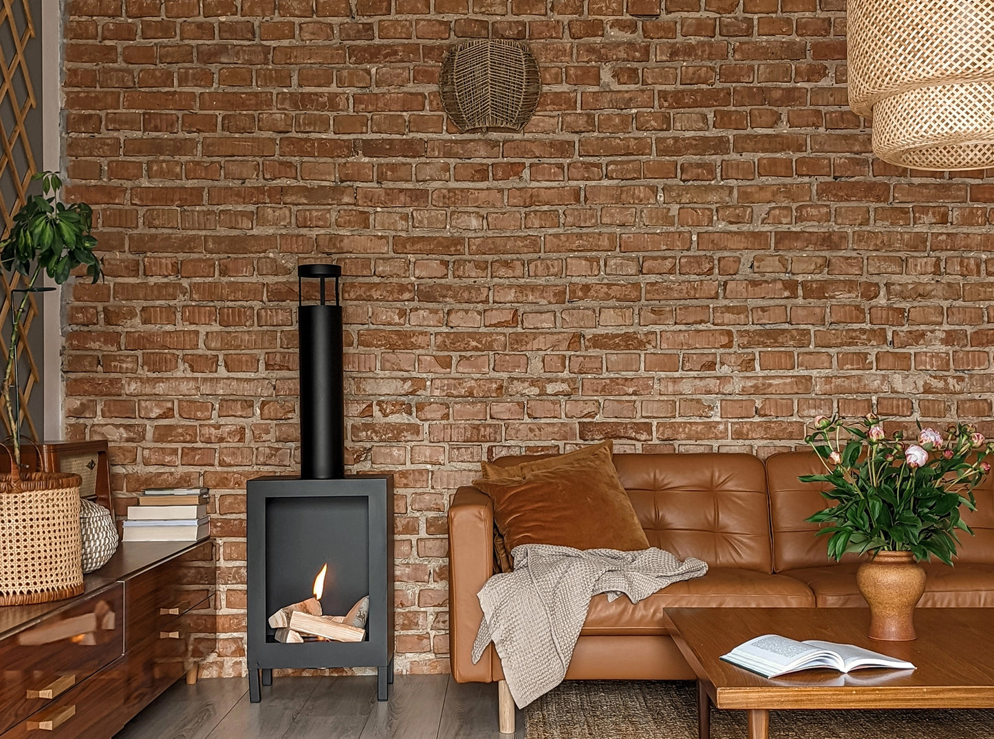Bio ethanol haard Kozen zwart – design sfeerhaard