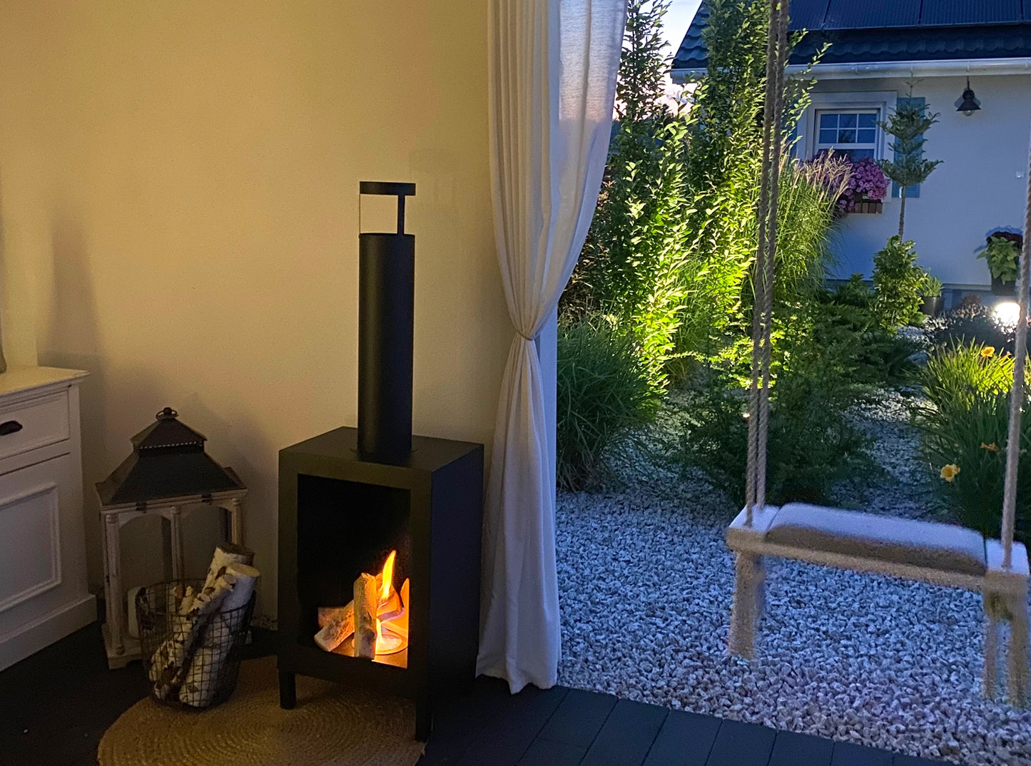Bio ethanol haard Kozen zwart – design sfeerhaard