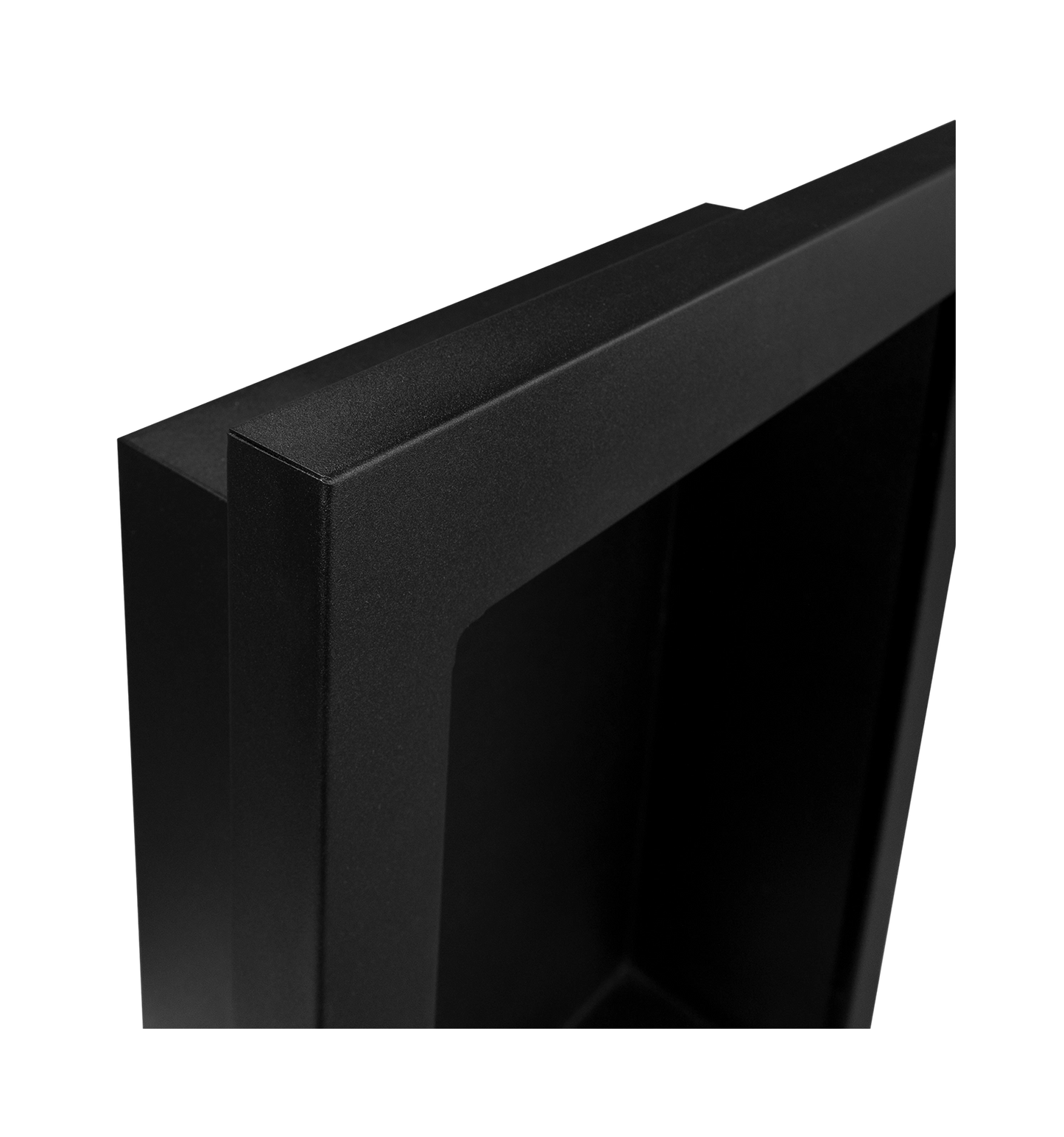 Bio-ethanol wandhaard vertical zwart mat (structuur) met glas – moderne sfeerhaard zonder schoorsteen