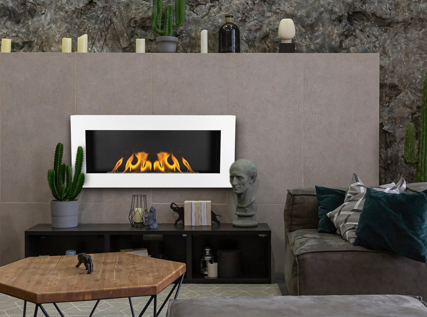 Bio-ethanol wandhaard 900x400  wit mat – box design zonder glas