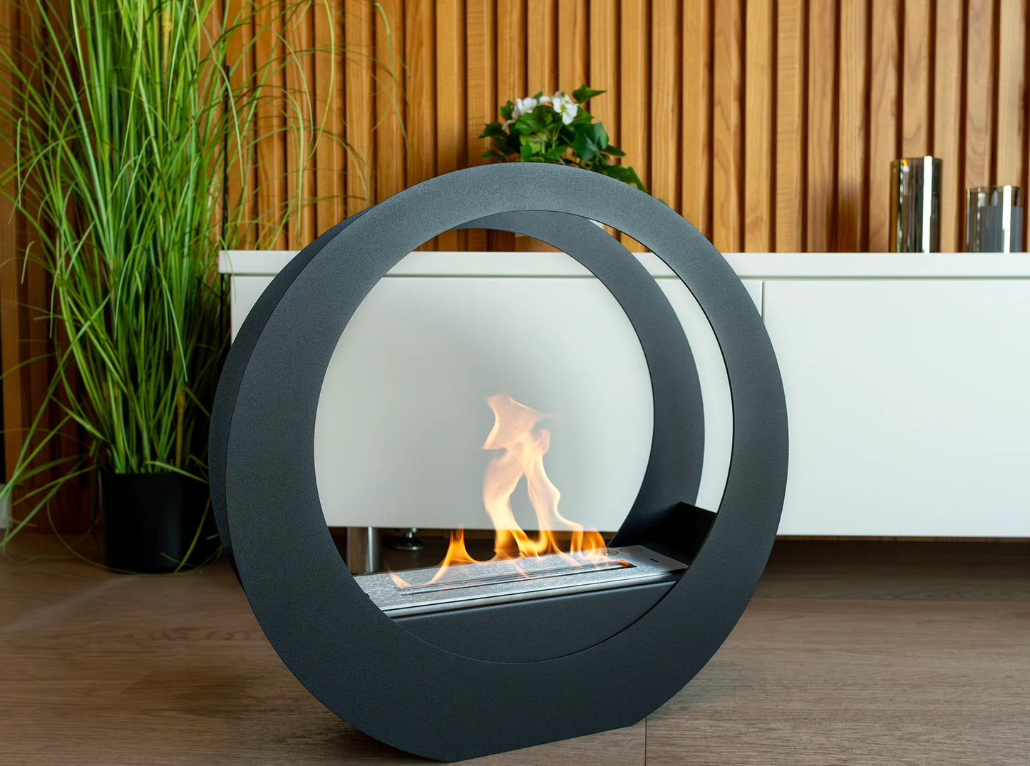 Bio ethanol haard Only zwart – moderne sfeerhaard