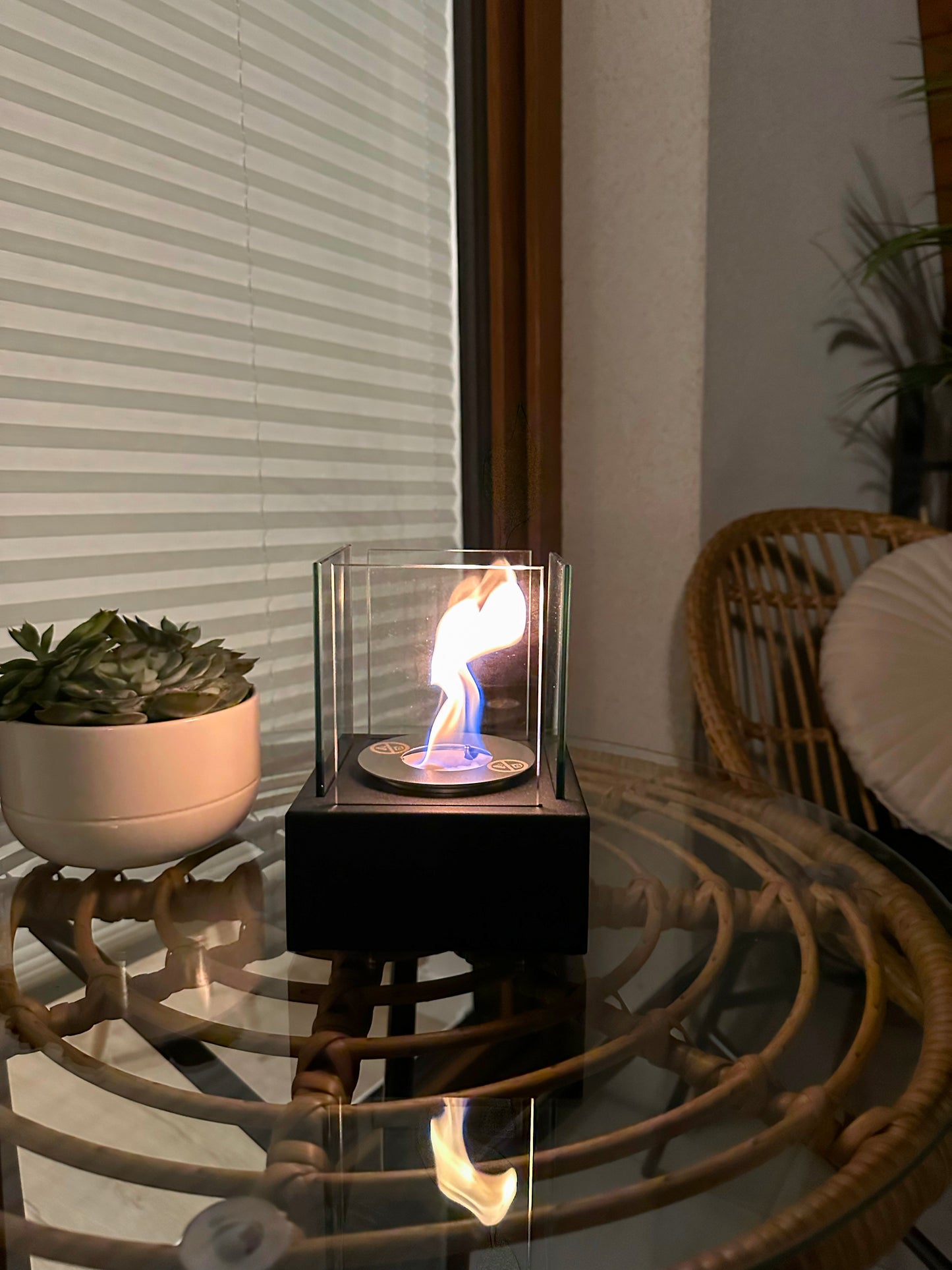 Bio ethanol haard Smart zwart – compacte sfeerhaard 🔥 Bestseller
