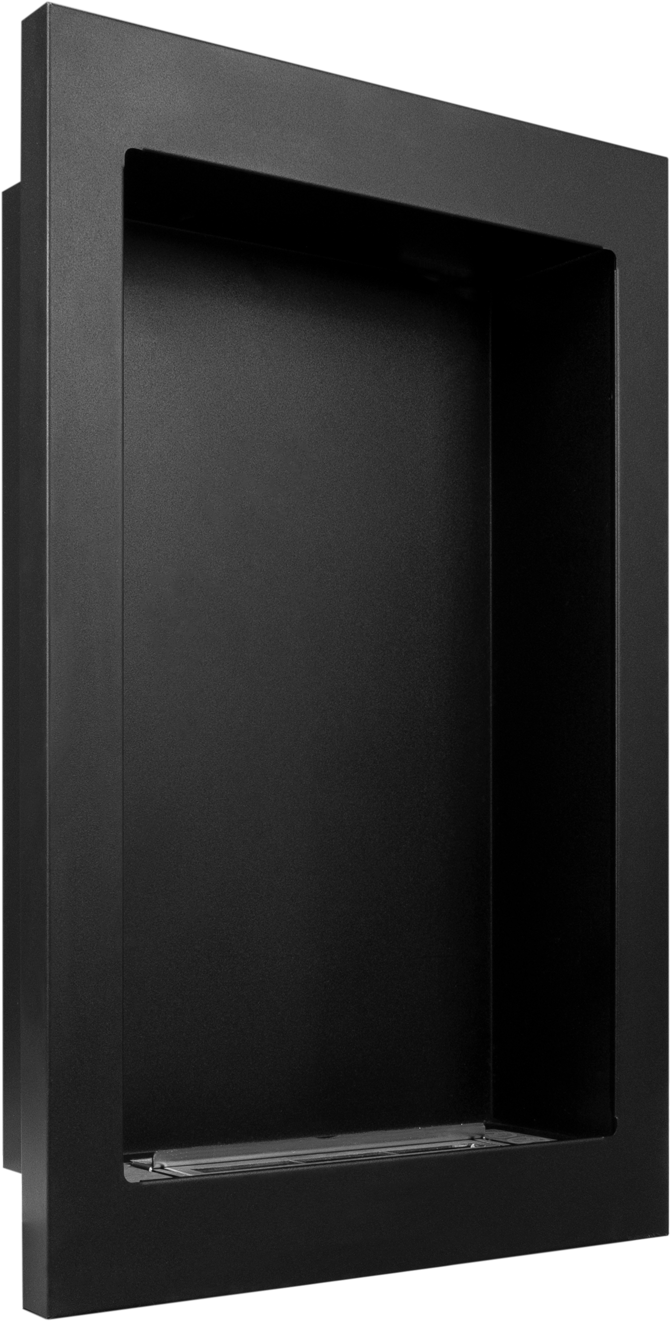 Bio Ethanol Wandkamin Vertikal – Schwarz Matt | Moderner Hängekamin Ohne Schornstein