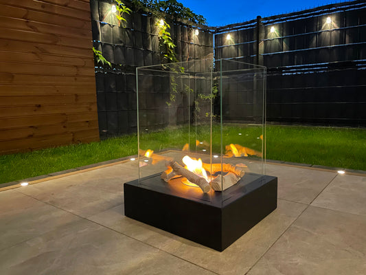 Bio ethanol haard Sunset Garden XXL zwart – sfeerhaard voor tuin en terras 🔥 Bestseller