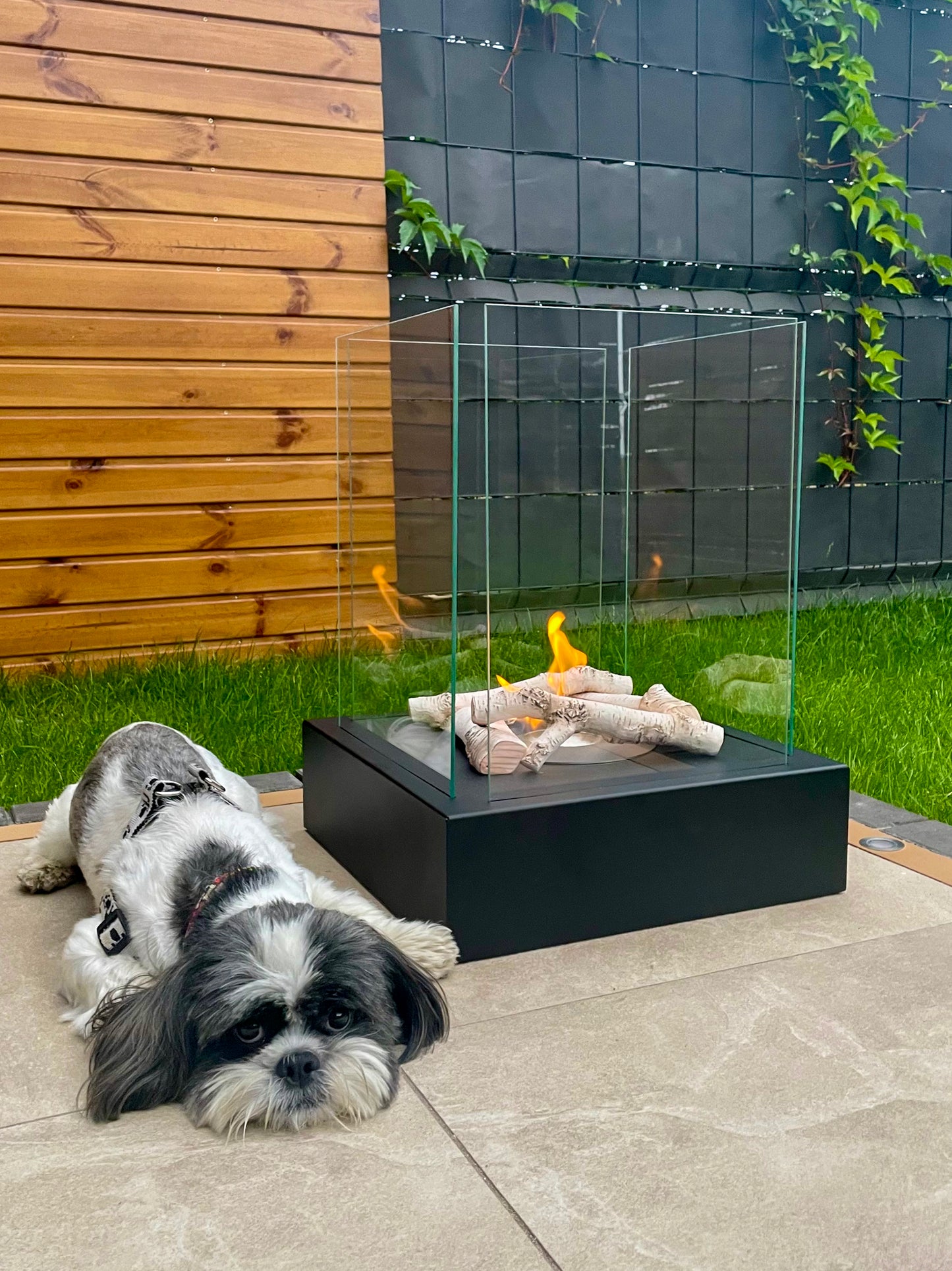 Bio ethanol haard Sunset Garden XXL zwart – sfeerhaard voor tuin en terras 🔥 Bestseller