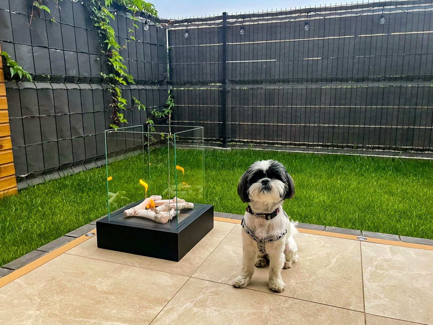 Bio ethanol haard Sunset Garden XXL zwart – sfeerhaard voor tuin en terras 🔥 Bestseller