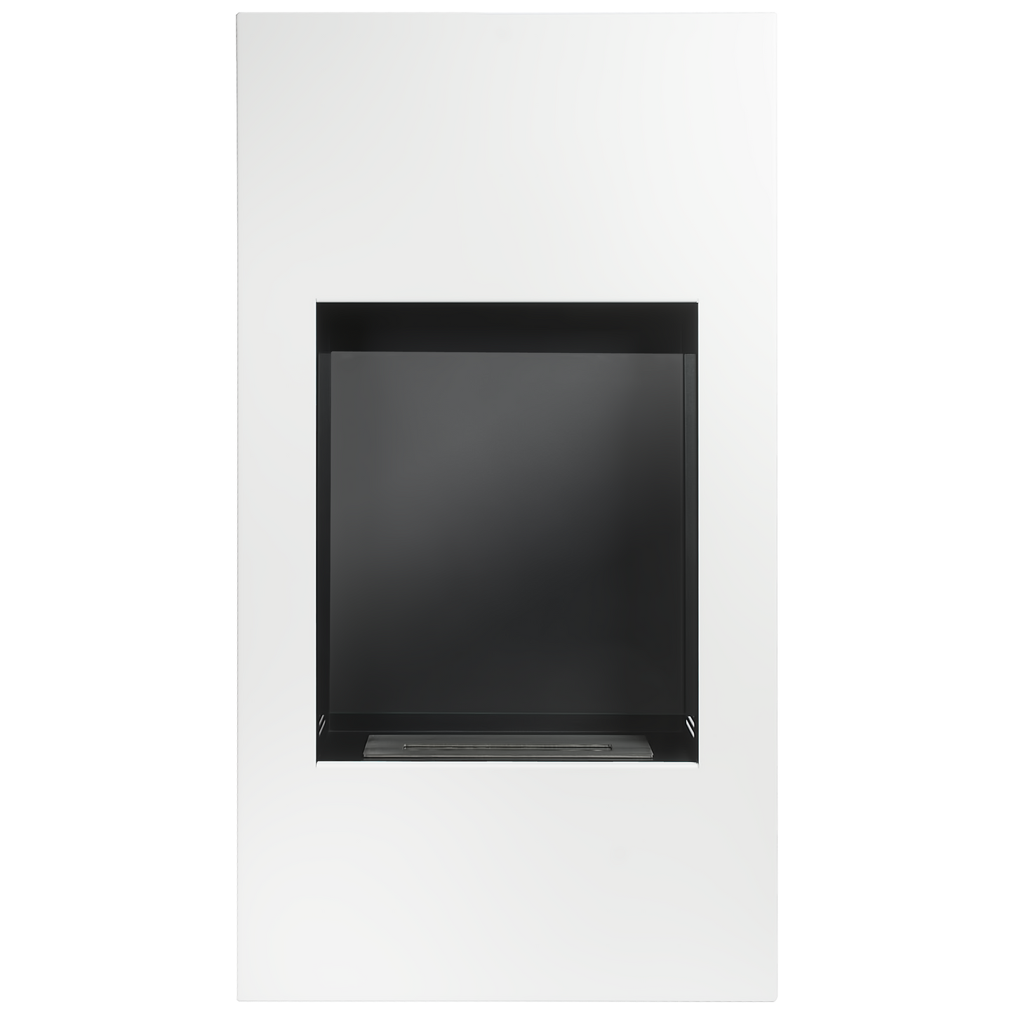 Bioethanol-Standkamin Modern mit Glas – Portaldesign Schwarz