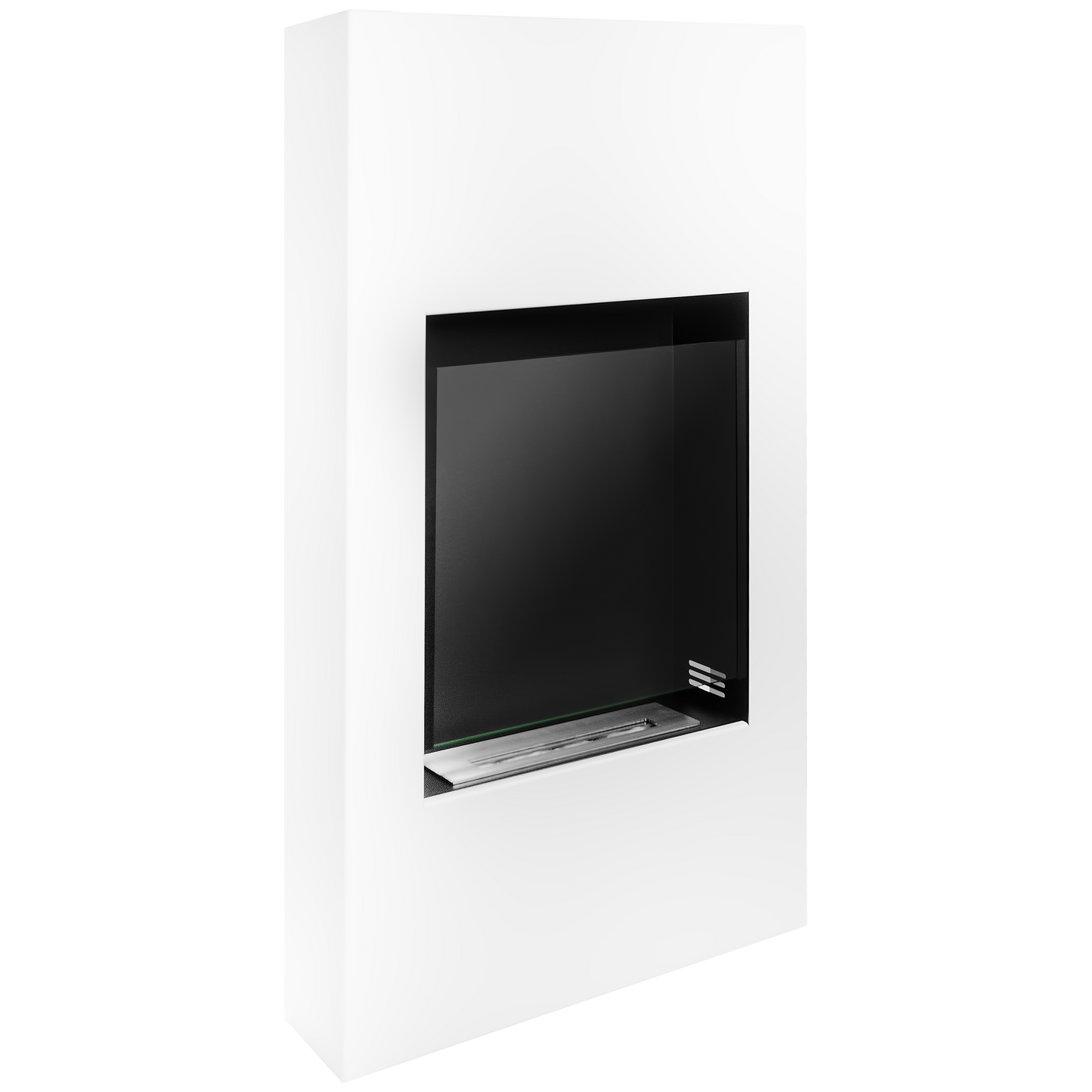 Bioethanol-Standkamin Modern mit Glas – Portaldesign Schwarz