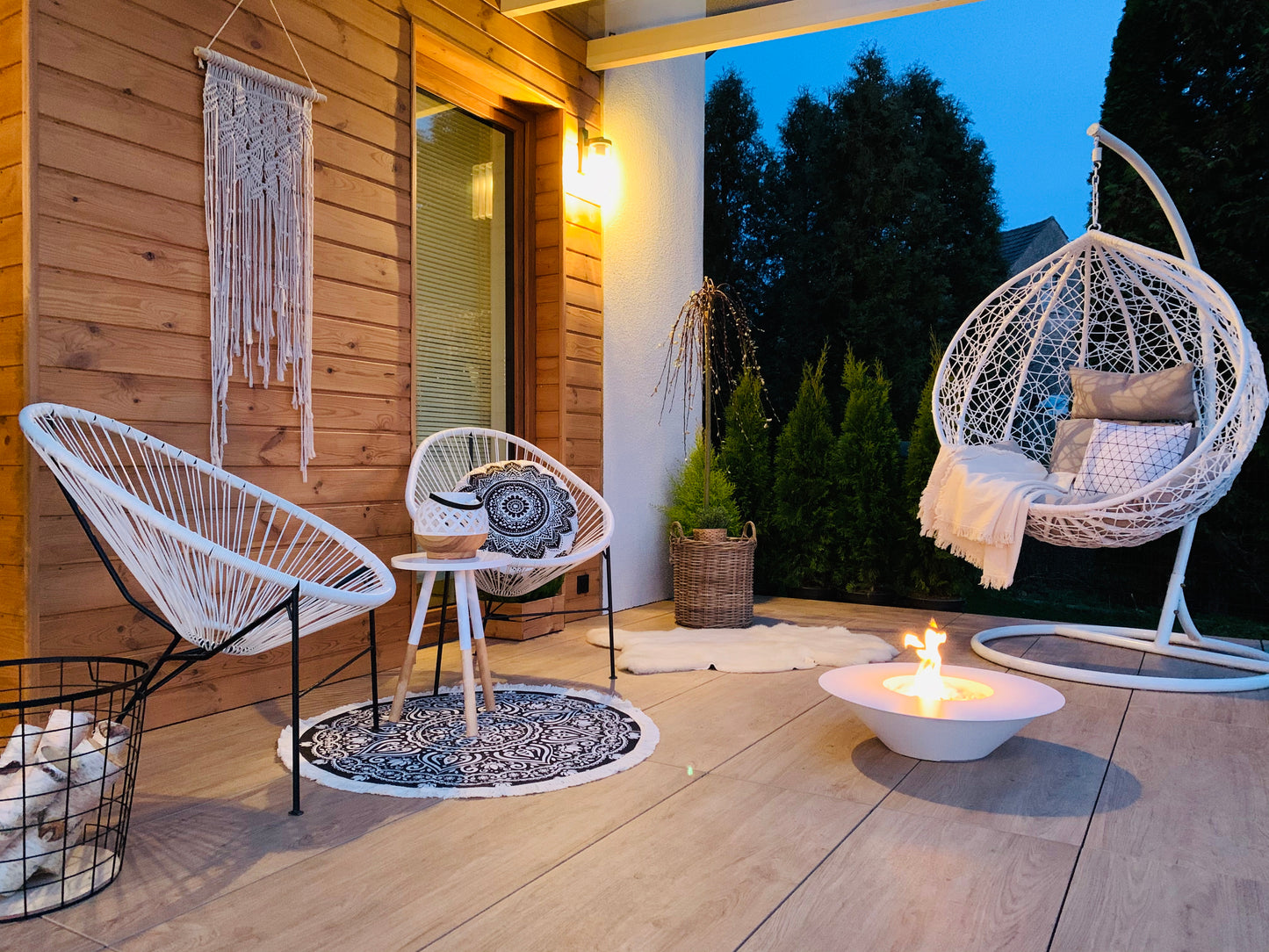 Bio ethanol haard Universe XL wit – design sfeerhaard