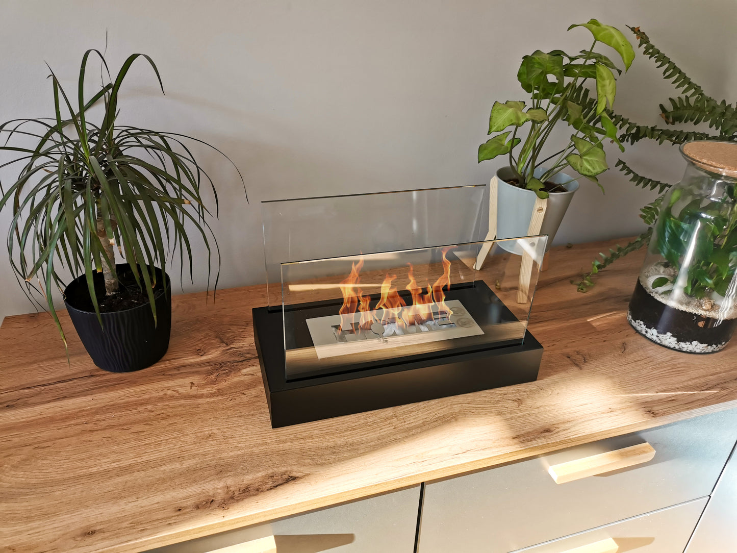 Bio ethanol haard Home zwart – moderne sfeerhaard ⭐ Populair