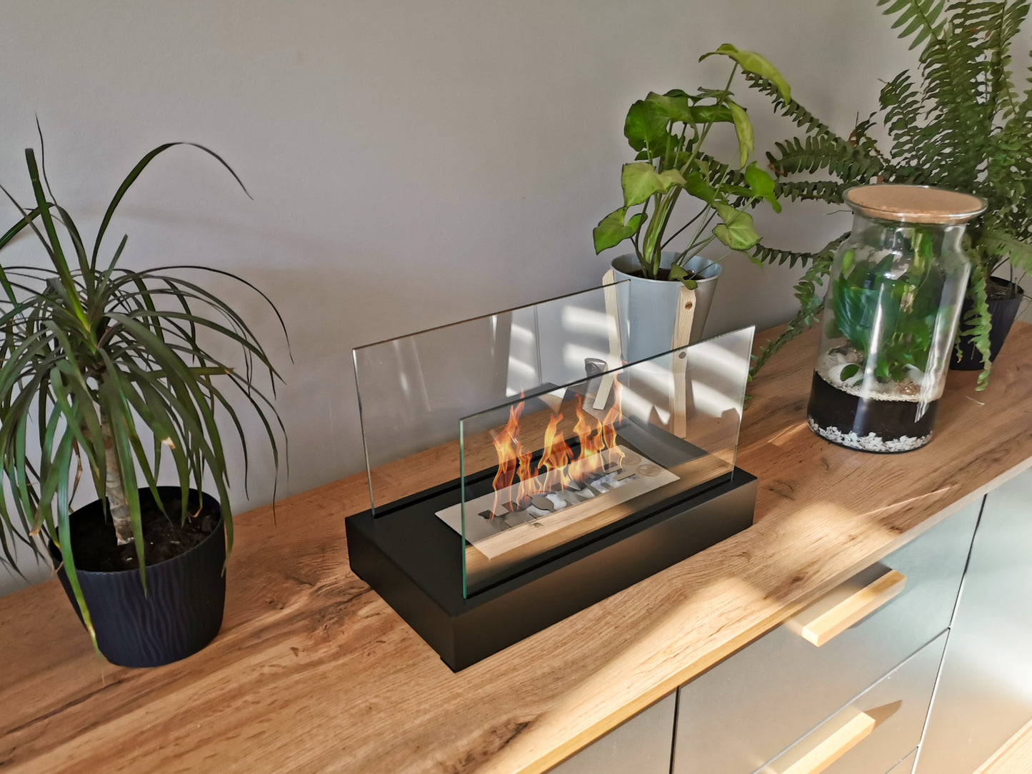 Bio ethanol haard Home zwart – moderne sfeerhaard ⭐ Populair