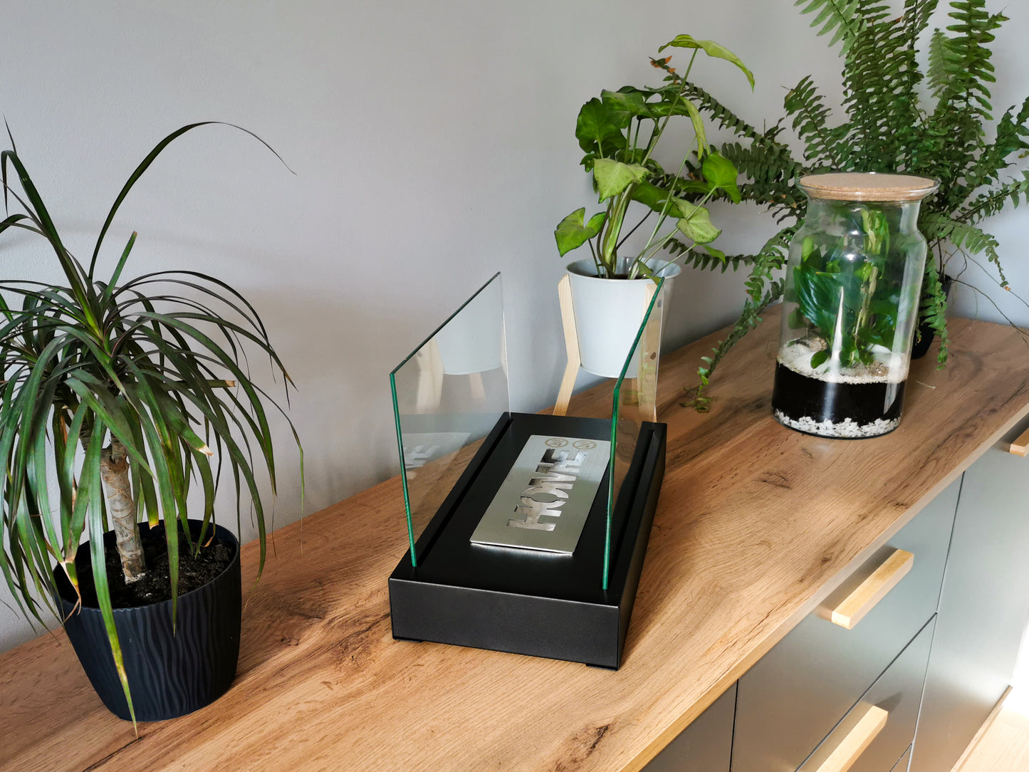Bio ethanol haard Home zwart – moderne sfeerhaard ⭐ Populair